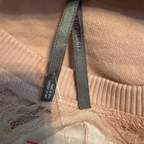 New Anthropologie Beaded Bow Sweatshirt - Picture 5 of 5